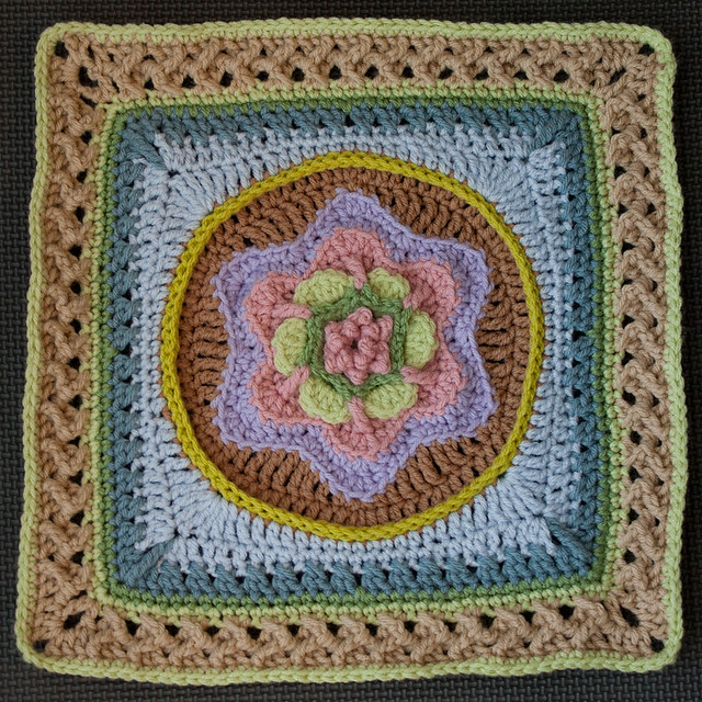 "Star-Crossed" Crochet Block