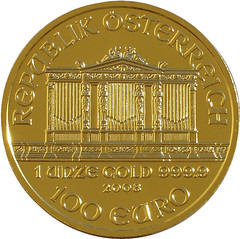 Vienna Philharmonic bullion coin obverse