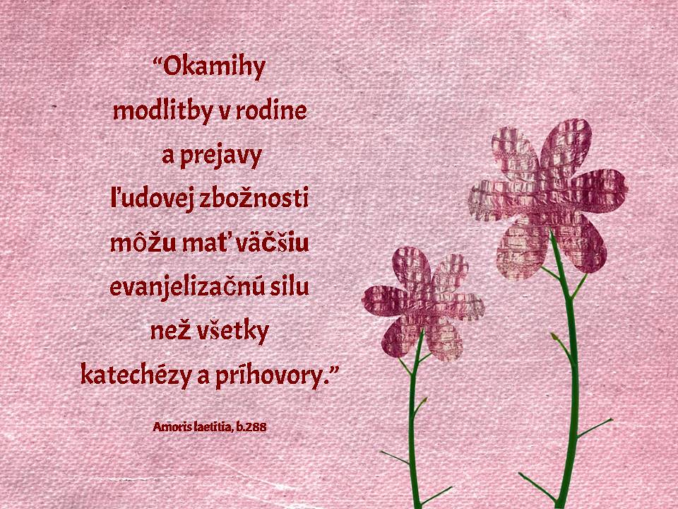 Myslienky (Amoris laetitia)9