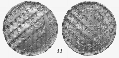 French_Indo-China_Piastre 1931_Y-18._With_official_mint_cancellation_marks_demonetizing_the_coin