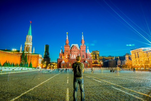Just after sunset in Moscow - Red Square