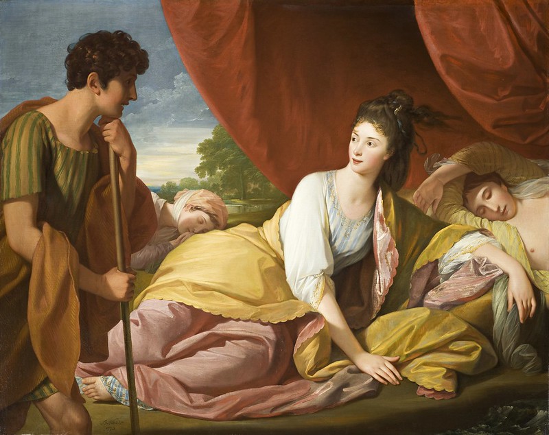 Benjamin West - Cymon and Iphigenia (1773)