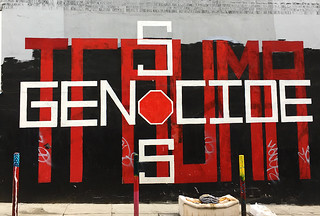 Shannon St Murals - Genocide sos mural