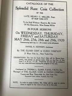 Miller Collection reprint title page