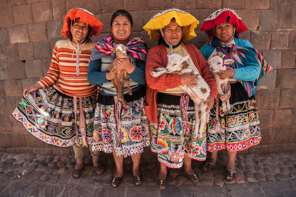 Señoras en Cusco