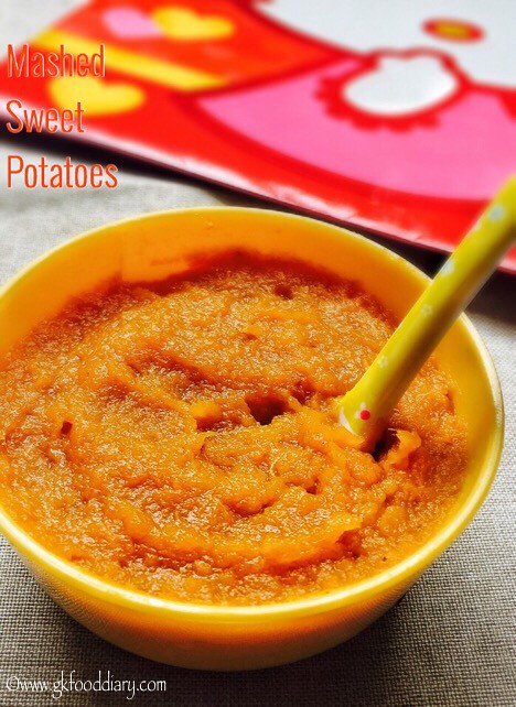 How to Make Sweet Potato Puree for Babies3
