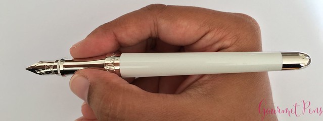 Review ST Dupont Liberté White Pearl Fountain Pen @Iguana_Sell 14