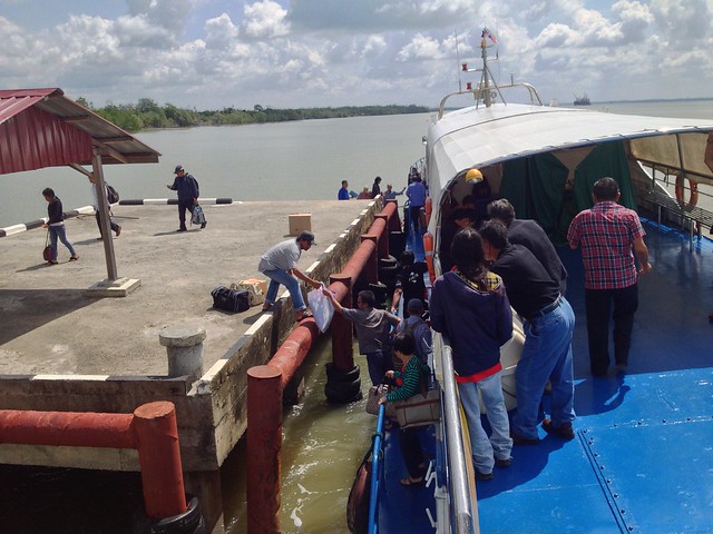 Ferry ride Sungai Rajang
