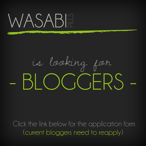 Wasabi Pills - LOOKING FOR BLOGGERS!