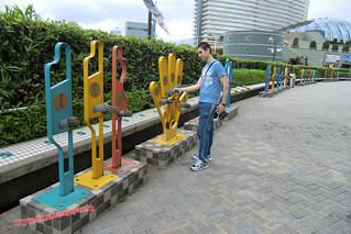 CIMG1281 Replica de las manos de los jugadores,  Fukuoka Dome (Fukuoka) 14-07-2010