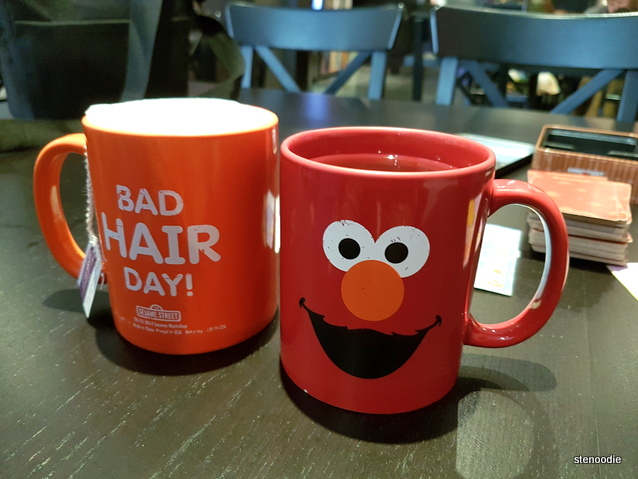 A-Game Café mugs