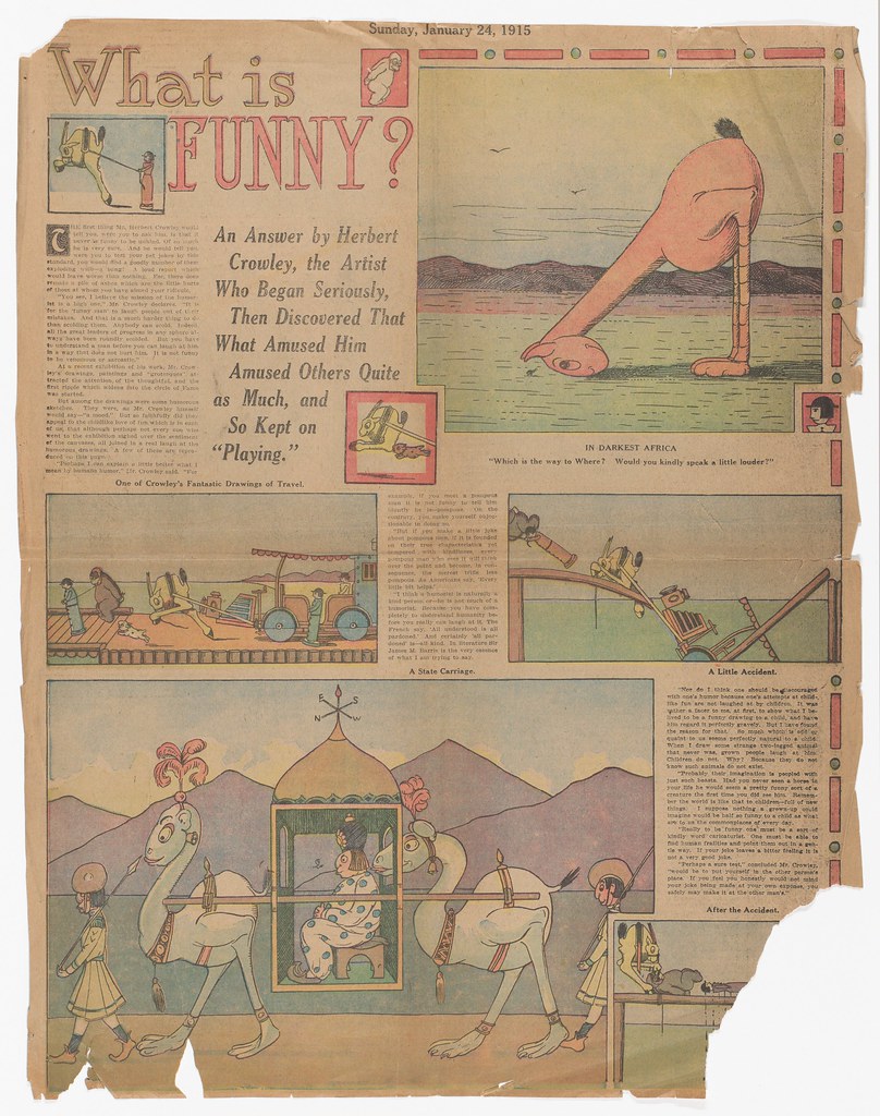 Herbert E. Crowley - What is Funny? by Herbert Crowley (Toronto Sunday World), January 24, 1915