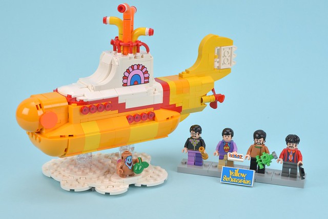 lego beatles yellow submarine