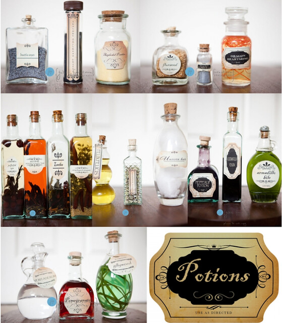 hp.potion bottles