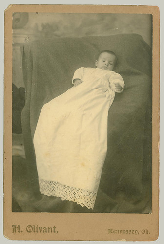 Cabinet Card Baby in smock