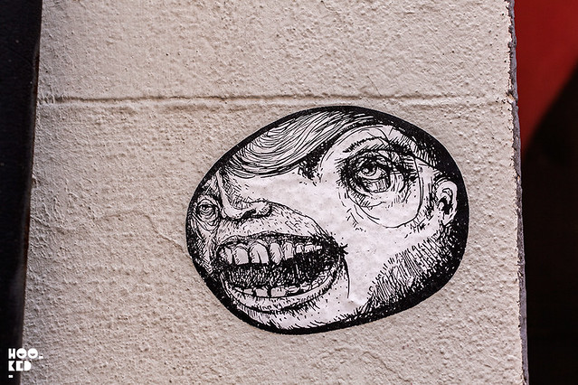 Shoreditch street art stickers