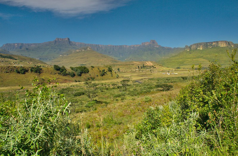 Por el norte de SUDÁFRICA. Montañas, playas, fauna y sus gentes - Blogs de Sudáfrica - Drakensberg: Royal Natal NP. La belleza del Tugela Gorge Trail (5)