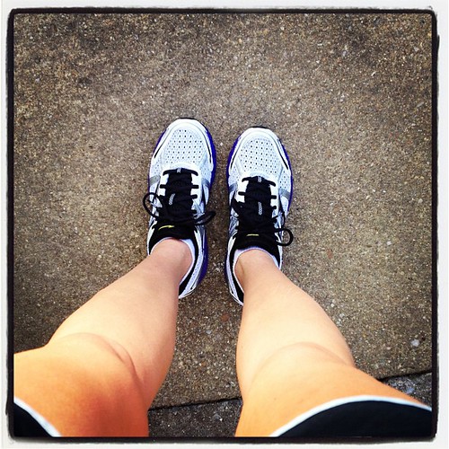 Two totally pain free miles in my brand new @MizunoRunning Wave Inspires! #proof #fitfluential