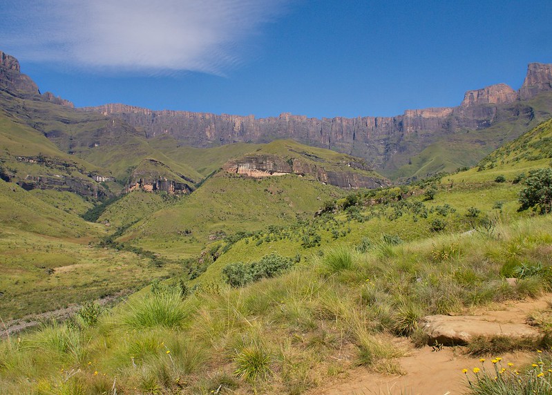 Por el norte de SUDÁFRICA. Montañas, playas, fauna y sus gentes - Blogs de Sudáfrica - Drakensberg: Royal Natal NP. La belleza del Tugela Gorge Trail (9)