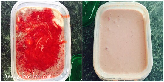Strawberry Icecream Recipe for Toddlers and Kids - step 5
