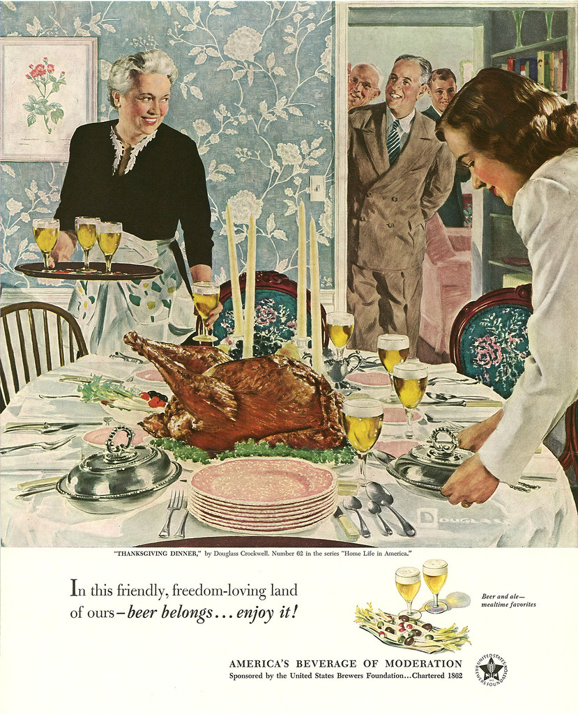 062. Thanksgiving Dinner by Douglass Crockwell, 1951