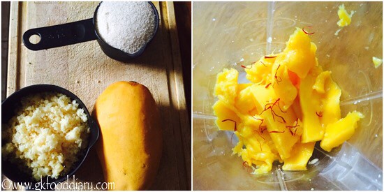 Mango Sheera Recipe for Babies, Toddlers and Kids - step 1