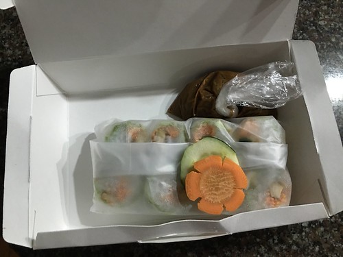 second box,  spring roll, Phoa