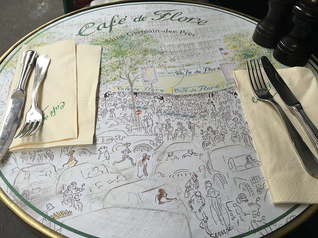 カフェ ド フロール(cafe de flore) パリ フランス paris france st germain des pres