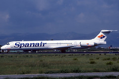 Spanair MD-83 EC-HFT BCN 14/08/1999