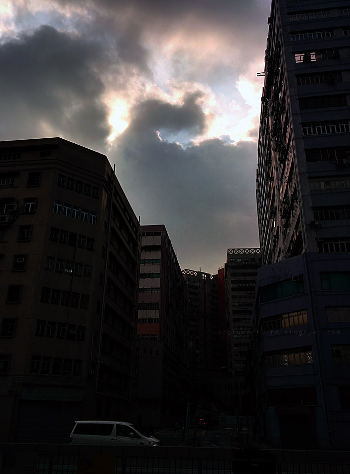sky in the city