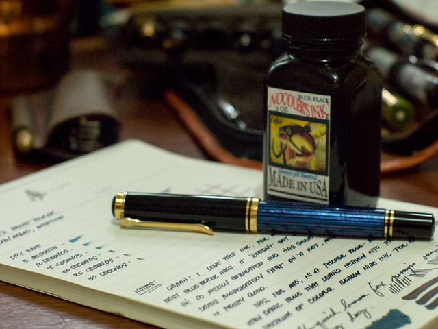 Noodler's Ellis Island Blue Black – Handwritten Ink Review –  – Fountain  Pen, Ink, and Stationery Reviews