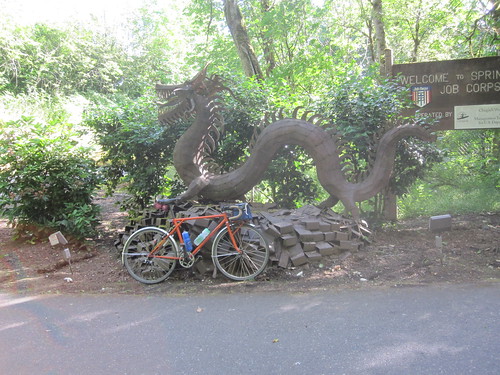 The kit bike & the Springdale dragon