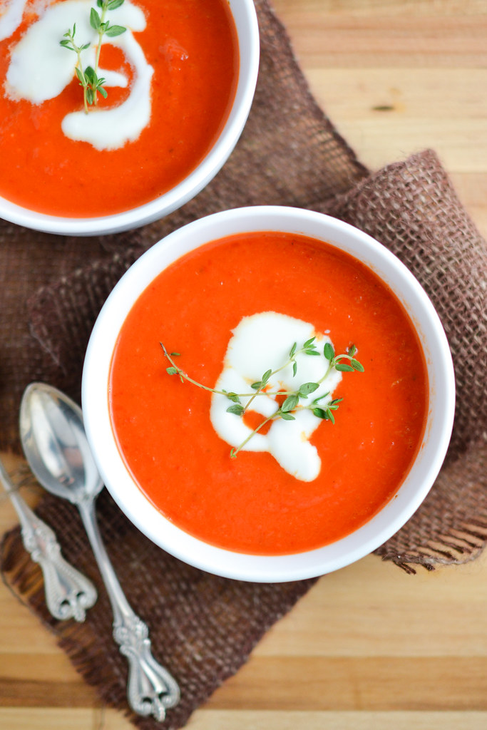 summer red pepper soup | things i made today