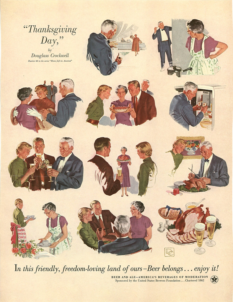 088. Thanksgiving Day by Douglass Crockwell, 1953