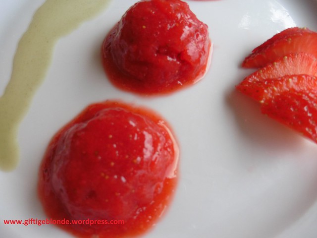 Erdbeer Granita