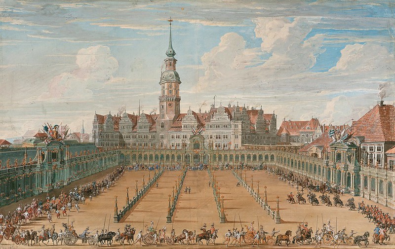 C.H. Fritzsche - Parade of the Ladies' Races, Dresden (1710)