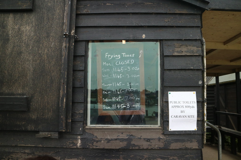 Fish and chips in Southwold opening times