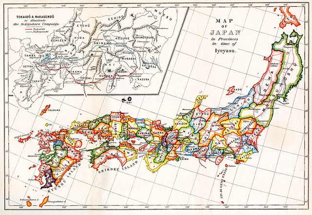 Map of Feudal Japan
