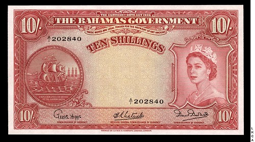 Lot 3106 Bahamas 14a 10 Shillings