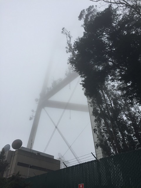 Sutro Tower in the fog