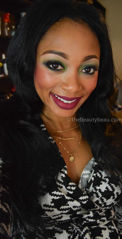 how to do a green smokey eye, louisiana beauty blogger