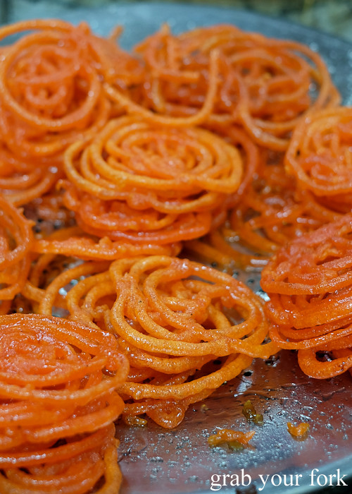 Jalebi at the Ramadan food festival in Lakemba Sydney