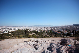 Acropoli: vista su Atene