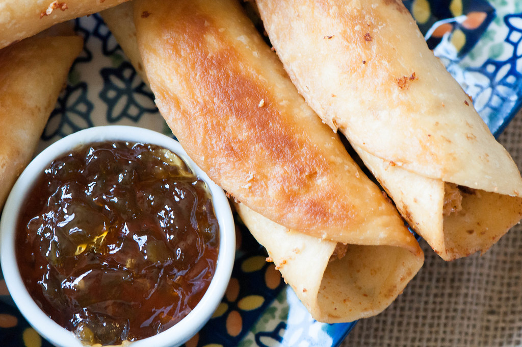 Cream Cheese Chicken Flautas with Jalapeno Jelly 8