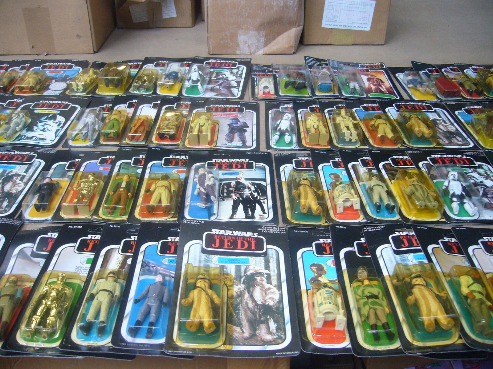 The Frank Beech retro toy shop - Star Wars Return of the Jedi action figures