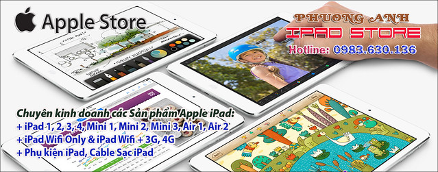 [Phương Anh iPad] Chuyên iPad Đẹp Ipad 1+ 2+ 3+ 4+Air+Mini+Mini Retina|Máy đẹp 99%, Nguyên bản 100%! 17991533885_8cb669a965_z