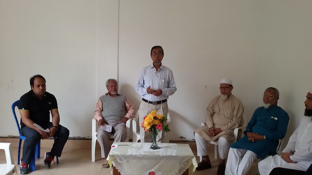 Mohd. Sahid Chowdhury giving speech