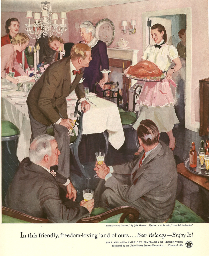 101. Thanksgiving Dinner by John Gannam, 1954