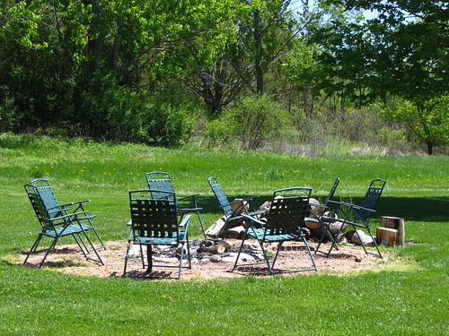 chairs around the fore pit
