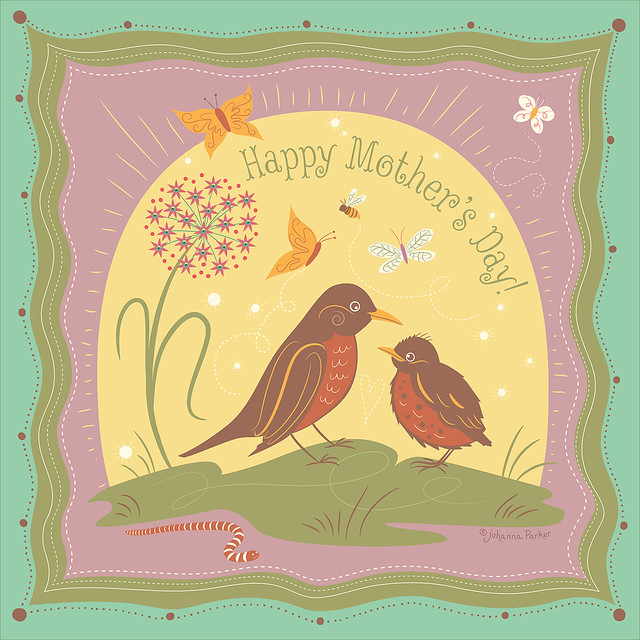 Happy Mother's Day Robins Johanna Parker